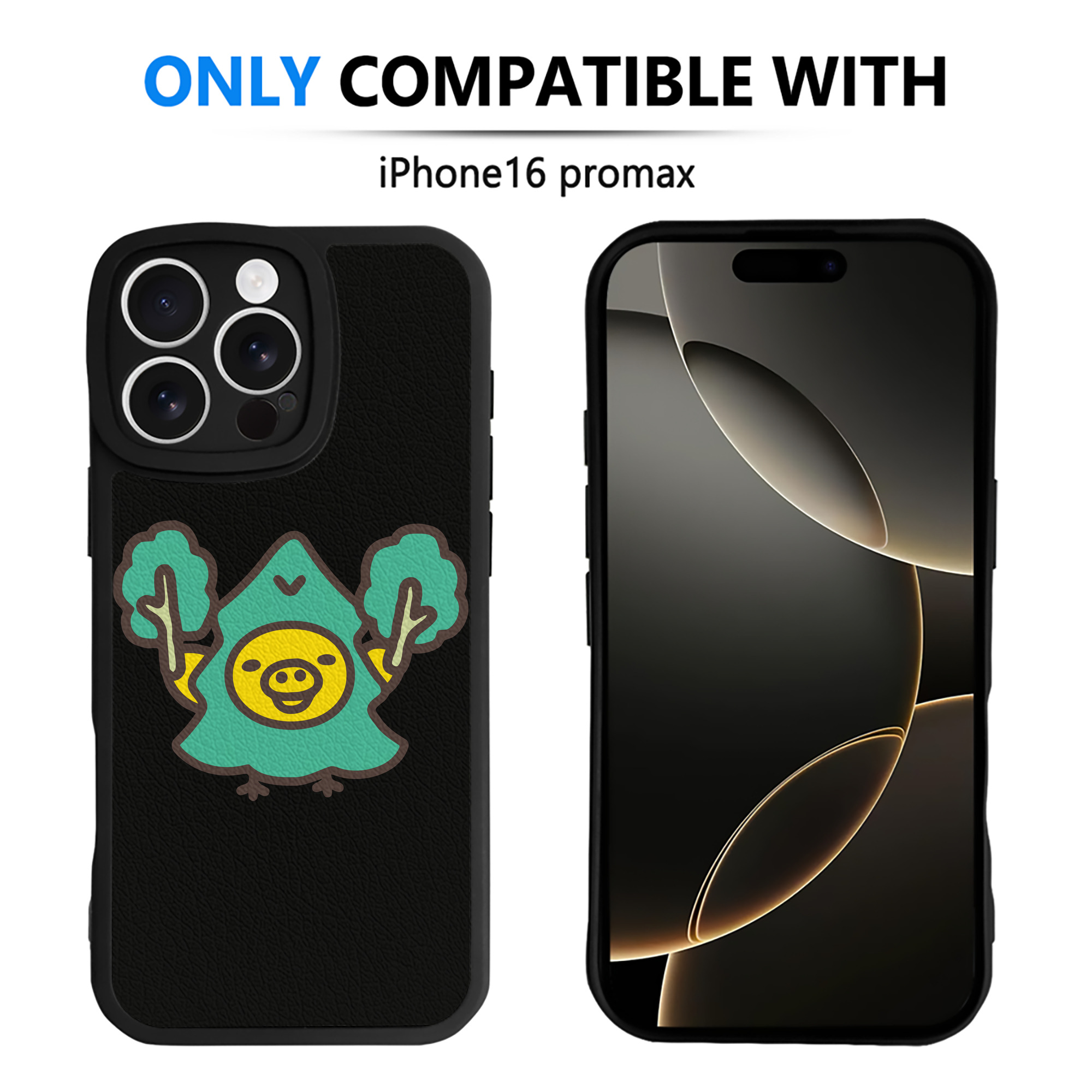 （画像用） リラックマ リラックマ キイロイトリ Rilakkuma Korilakkuma Kiiroitori 【iPhone 16シリーズ対応】シリコンスマホケース（レザー調） 材質：シリコン